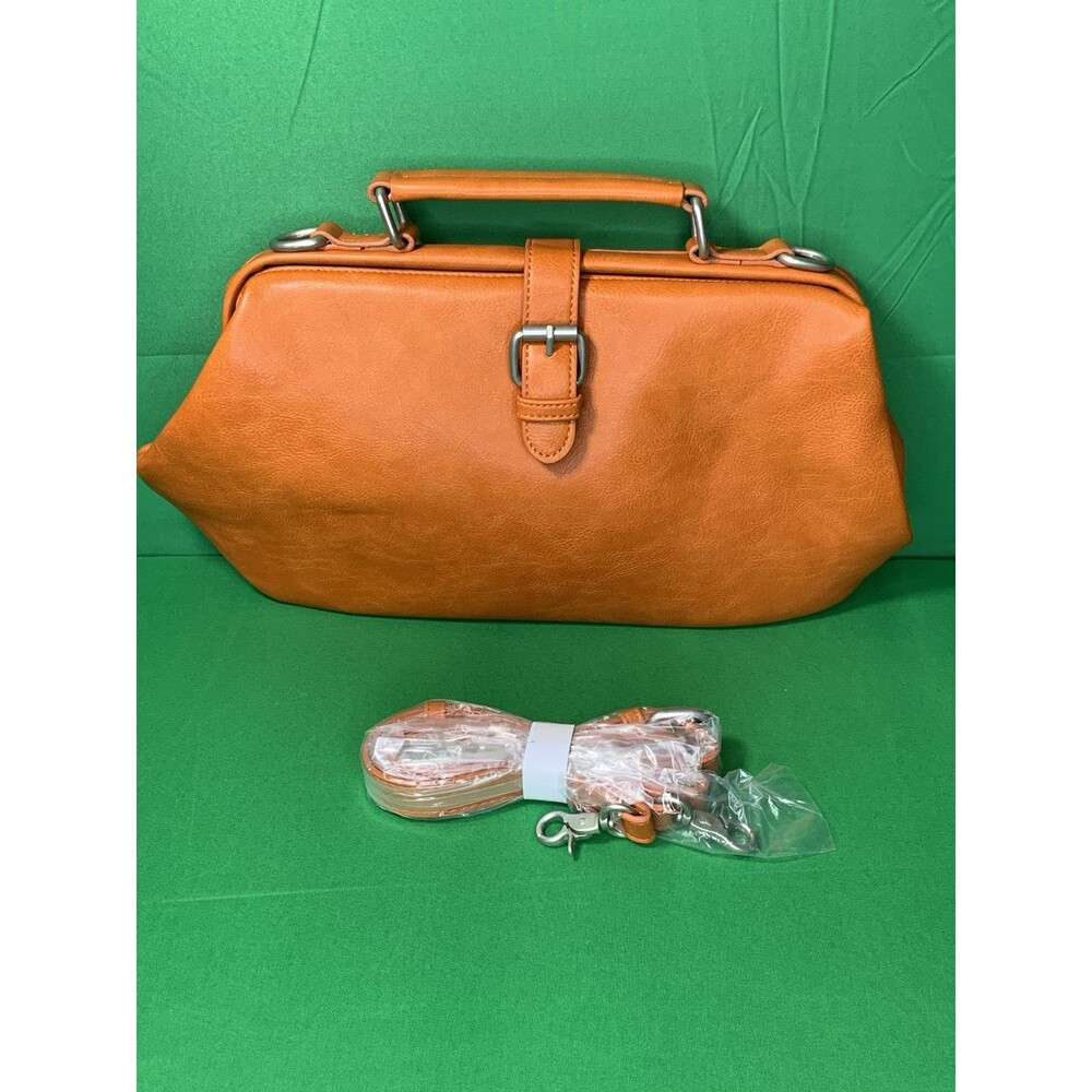 Women's Solid Pattern With Shoulder Strap Brown F… - image 1